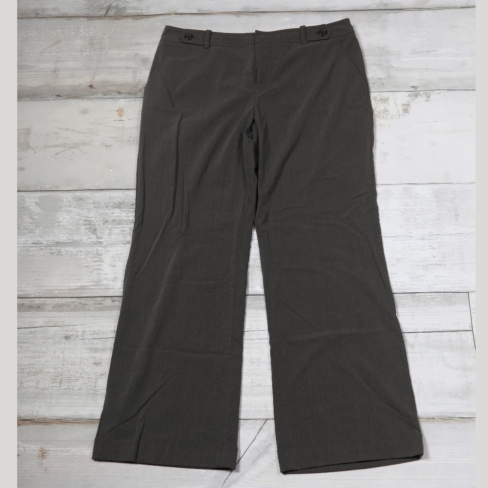 Merona Target brand gray dress slacks wide leg 14